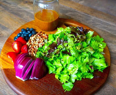 Nutty Berry Balsamic Salad